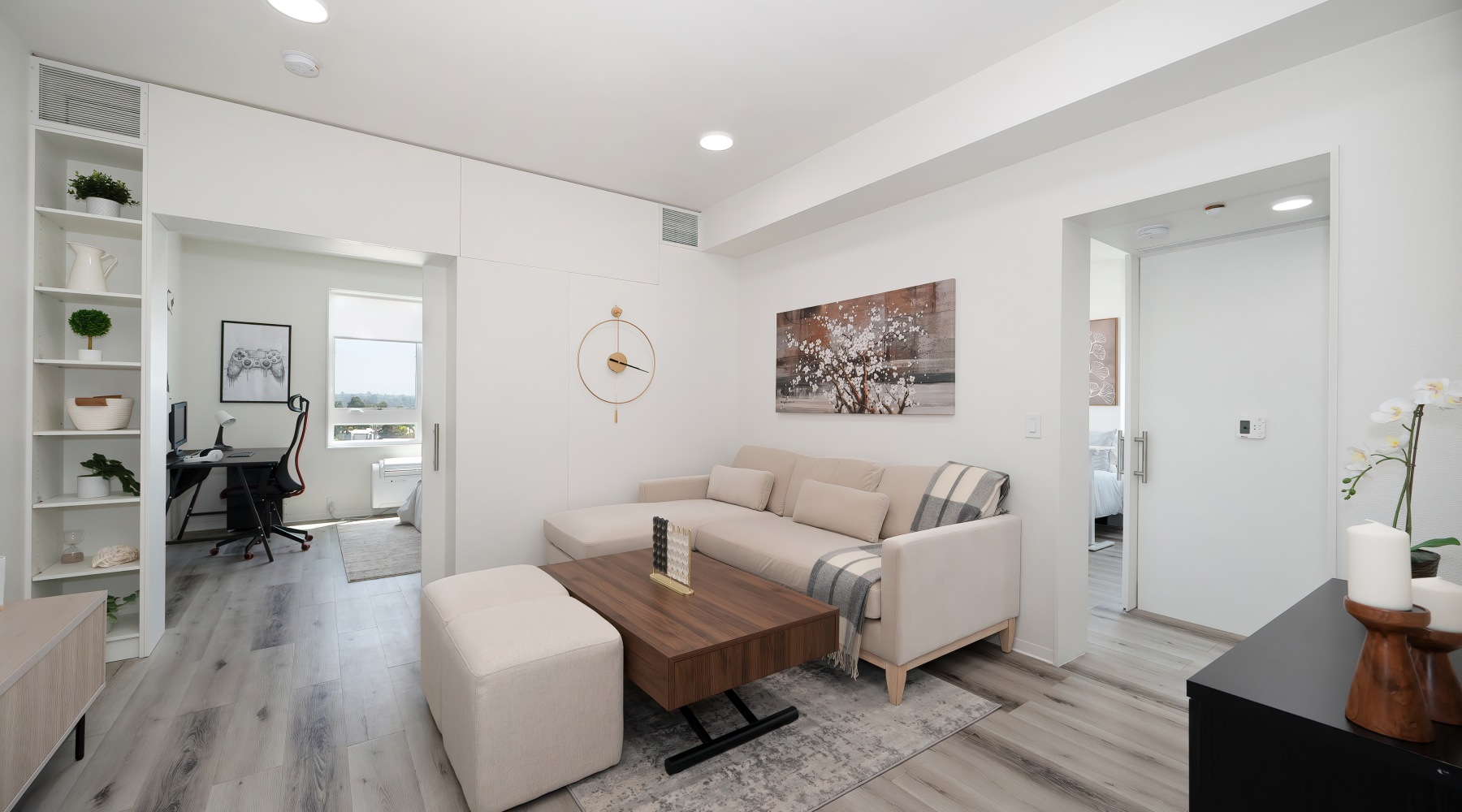 A home that feels as timeless as it is inspired living room with easy access spaces